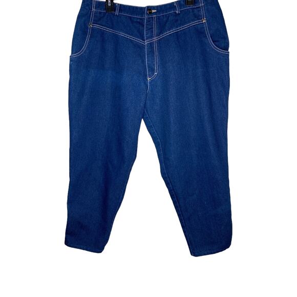 Gitano Vintage Cropped Jeans 38 S  - blue, 1980s - Picture 1 of 8